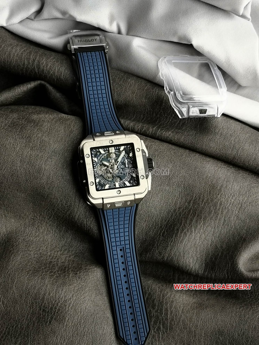 BBF Factory Hublot Hublot Original Factory Super A CollectSquare Bang UNICO Skeleton Dial Mechanical Watch 821.NX.5170.RX Hublot