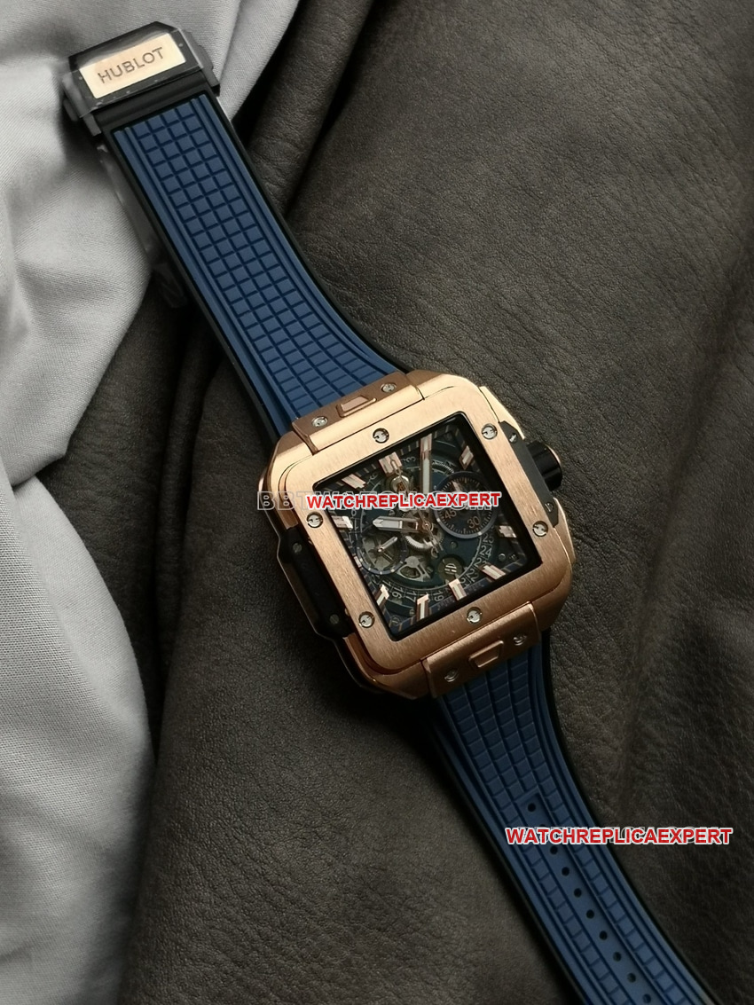 BBF factory Hublot watch 1:1top-tier replica hollow plate Wangjin 821.OX.5180.RXfront live photo