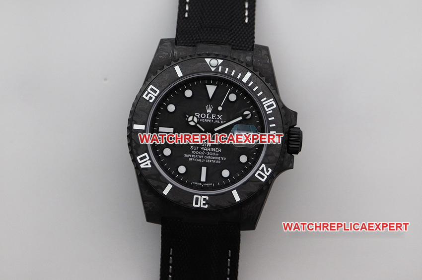 VS Rolex Submariner Year-End New Release, DIW Modified “Water Ghost” with Carbon Fiber Bezel and Gradient Green Dial