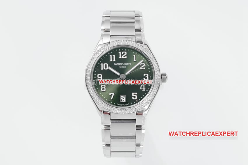 Montre mécanique PPF Patek Philippe 7300 Twenty ~ 4 Super Clone à cadran vert 36 mm
