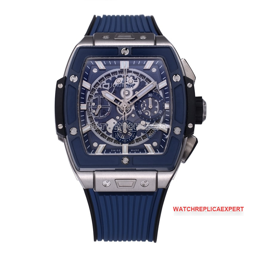 Hublot BBF Factory 2024 New Blue Skeletonized Dial Mechanical Watch 642.NL.7170.RX