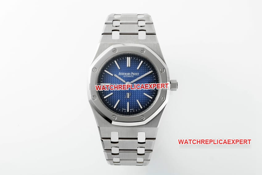 ZF Audemars Piguet Royal Oak 15202 Titanium Smokey Blue Disc Mechanical Watch 2024 New One-to-One Top Replica