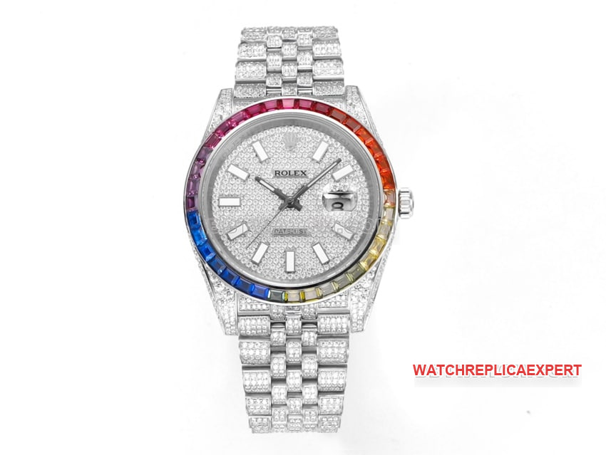 Rolex Datejust Super A super clone 2024 Full Diamond Dial Mechanical Watch MS Factory Rolex Rolex