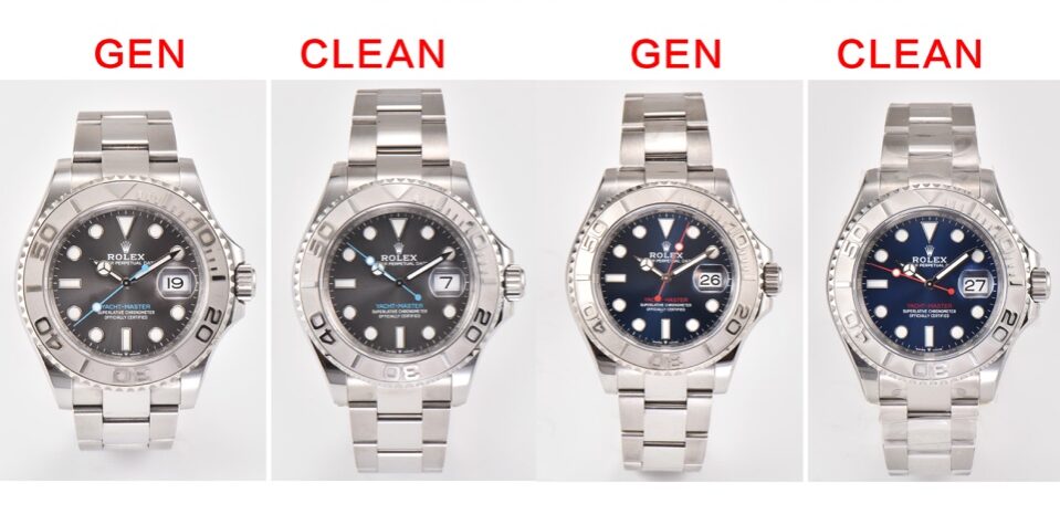 Rolex C Factory Yachtmaster 126622 Real vs. Fake Comparison Review Rolex Natural Light Replica Watch Analysis