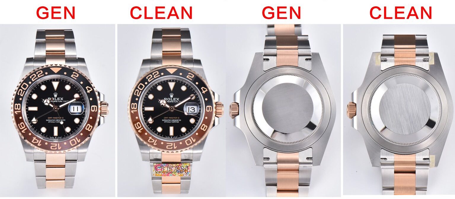 CLEAN Factory Rolex GMT-Master 126711 SARS Circle: Authentic vs Replica Comparison with Detailed Color Analysis