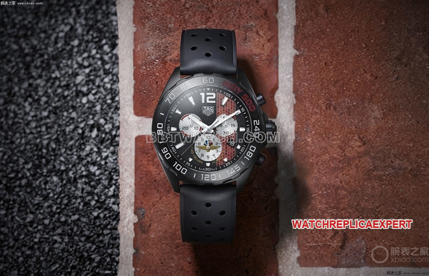 TAG Heuer F1 Series CAZ101AD FT8024 Quarz-Chronographenuhr mit schwarzem Panda-Zifferblatt
