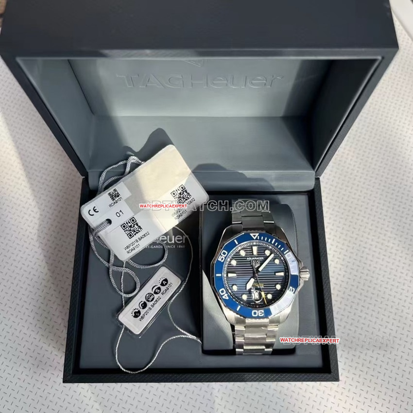 Tag Heuer Aquaracer Diving Top Original Factory Super Clone, blaues Zifferblatt, mechanisches Stahlarmband WBP201B.BA0632