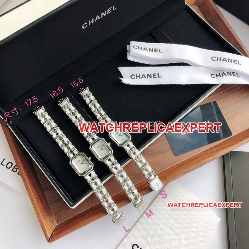 Chanel Top One-to-One Precision Imitation White Dial Quartz Leather Chain Strap H1639