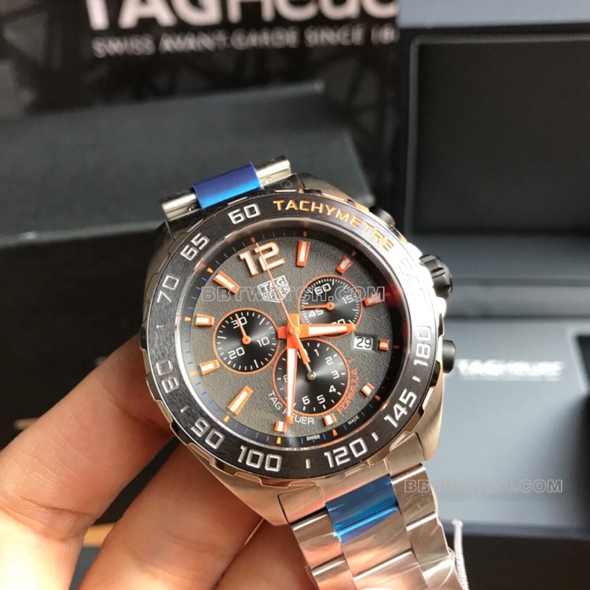 TAG Heuer F1 Series CAZ101AH graues Zifferblatt Chronograph Quarz CollectStahlarmbanduhr