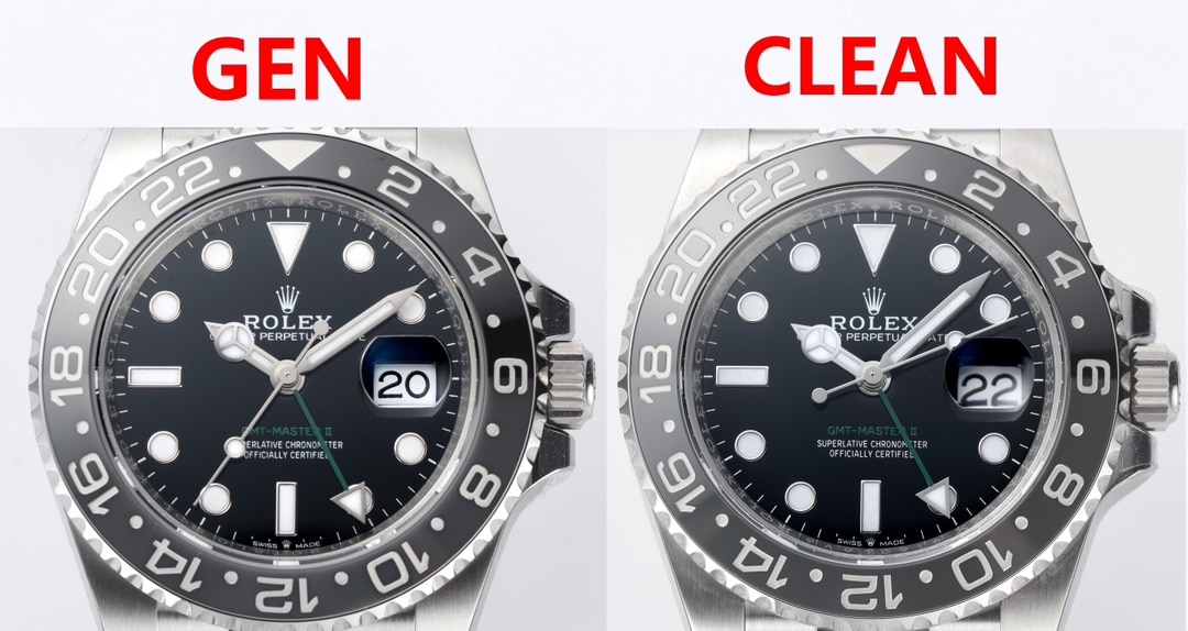 Rolex Clean Factory 126710 GMT II Black and Gray Bezel Authenticity Comparison Review
