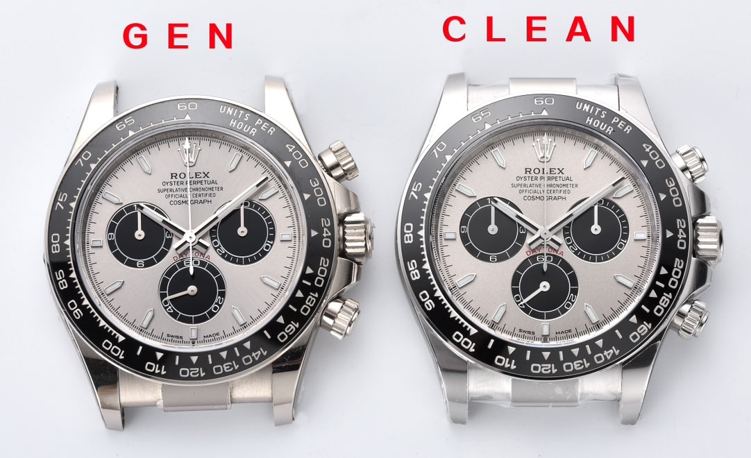 C Factory Rolex 126519 Cement Gray Ditonner 4131: Genuine vs Fake Comparison with Word Nail Luminescence Detail Review