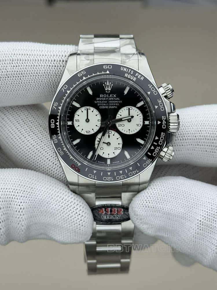 Factory Clean Daytona Super A super clone Cadran Noir Bracelet Acier 126529 Rolex