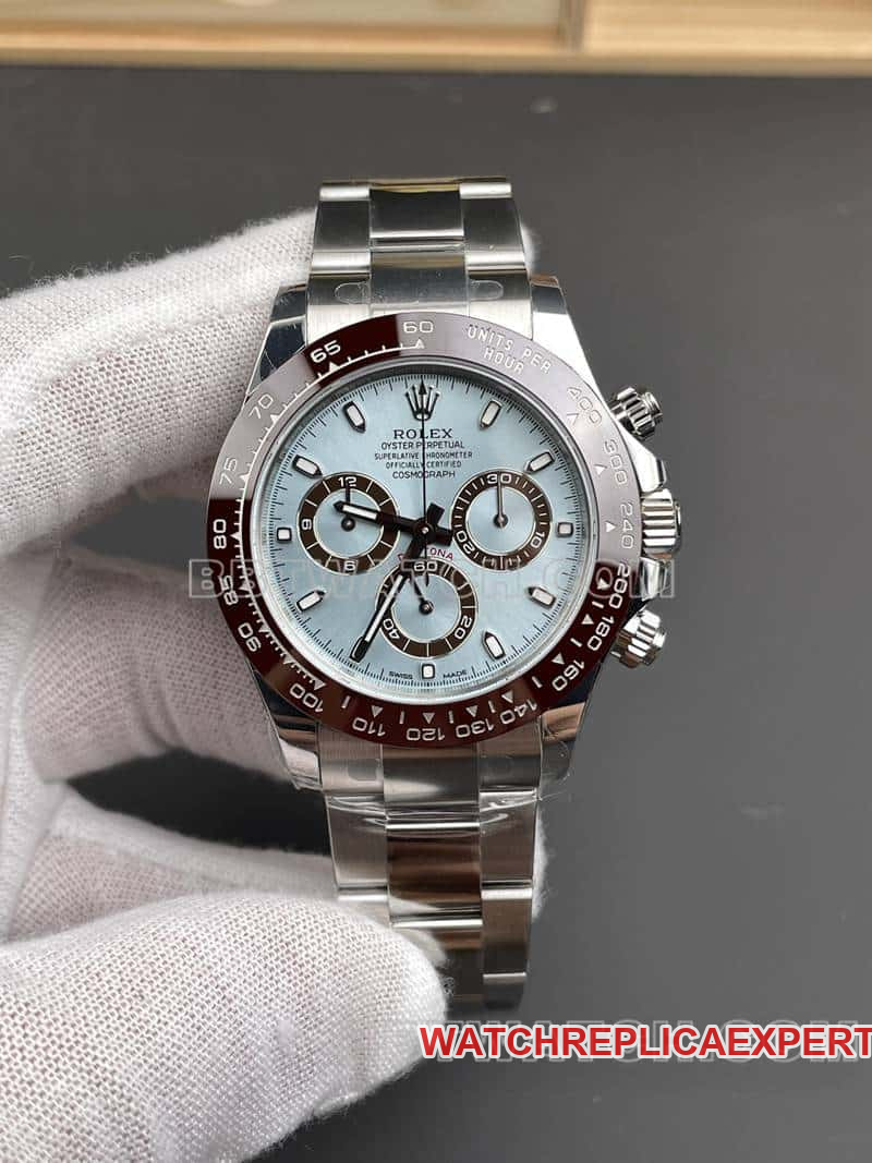 VS Rolex 126506 Daytona 1:1 Super A Fine Imitation Ice Blue Dial Mechanical Watch Factory VS Rolex