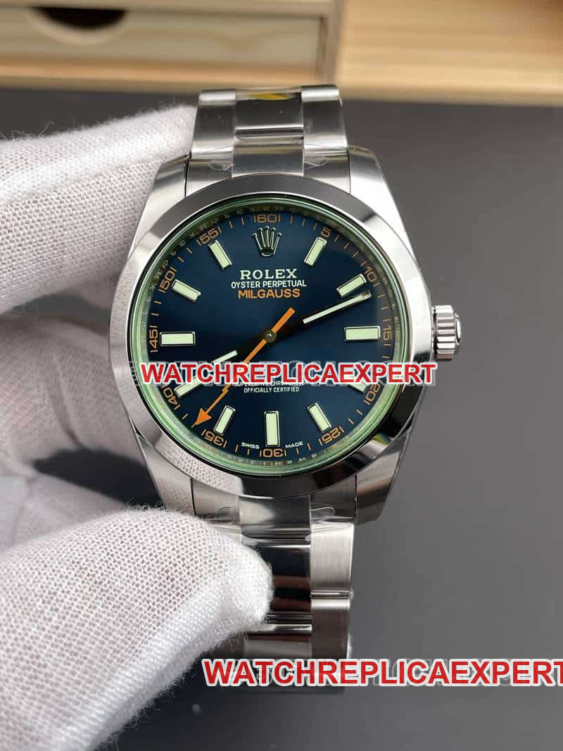 Rolex Milgauss 1:1 Top Replica Blue Dial VS Factory Watch 116400