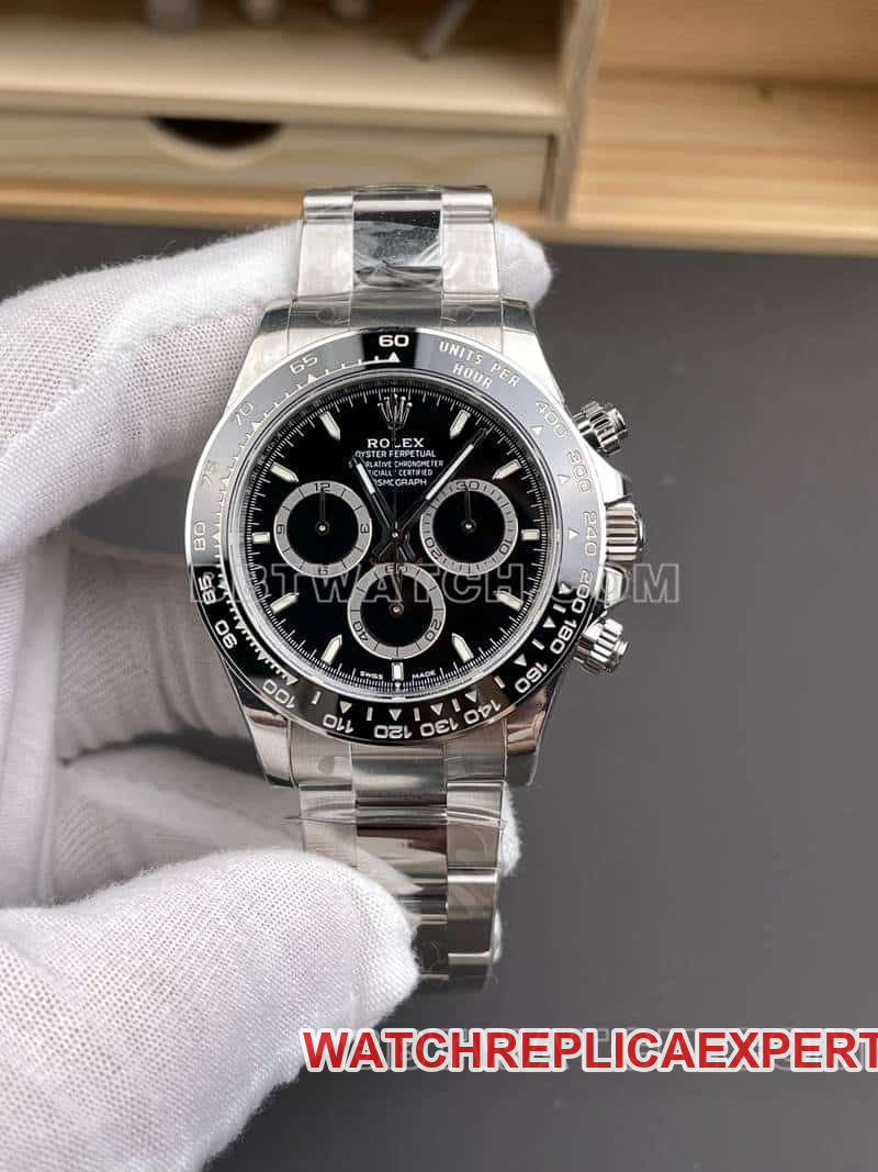 Rolex VS Daytona Top Collect4131 Black Dial Mechanische Uhr 126500