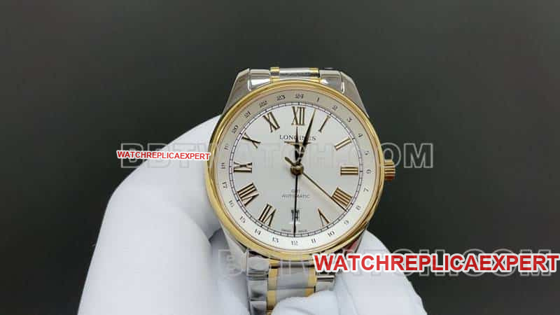 TW Factory Longines Watchmaking Tradition Original Factory Super Clone Frosted Silver Dial Mechanical Gold Steel Bracelet L2.844.6.71.2