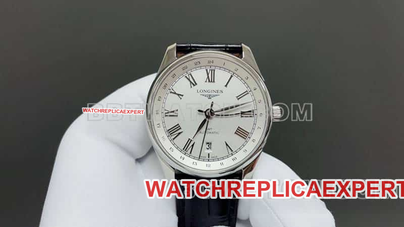 TW Factory Longines Watchmaking Tradition Original Factory Top-Tier CollectFrosted Silver Dial Black Scale Mechanical Leather Strap Model