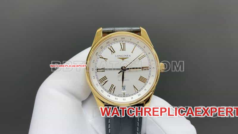 TW Factory Longines Watchmaking Tradition Top One-to-One Super Clone Frosted Silver Dial Gold Mechanical Watch L2.844.6.71.2