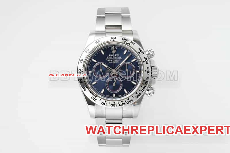 Rolex APS Factory Daytona 1:1 Top-Quality Replica Blue Dial Mechanical Steel Strap 116509