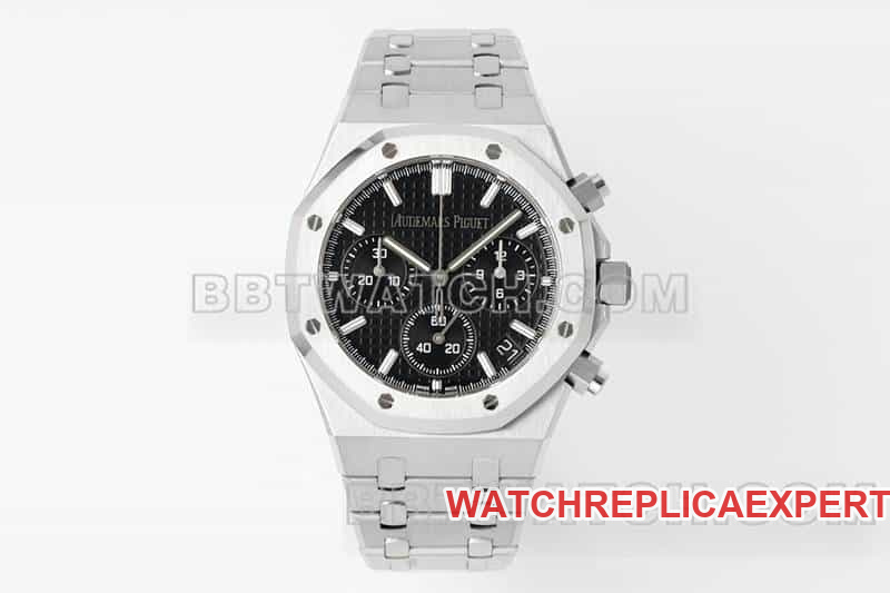 APS Factory Audemars Piguet Royal Oak super clone-quality Black Dial Chronograph Mechanical Watch 26240