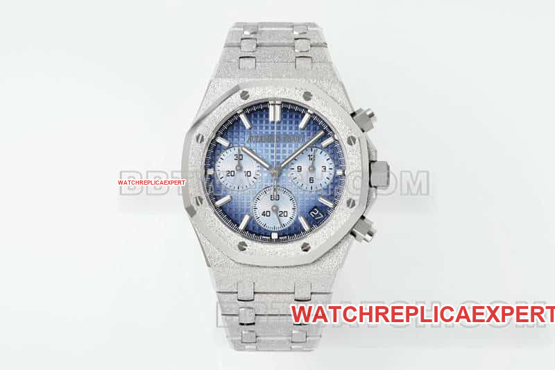 APS Factory Audemars Piguet Royal Oak 26240 Smokey Blue Dial Chronograph Top One-to-One Imitation Watch