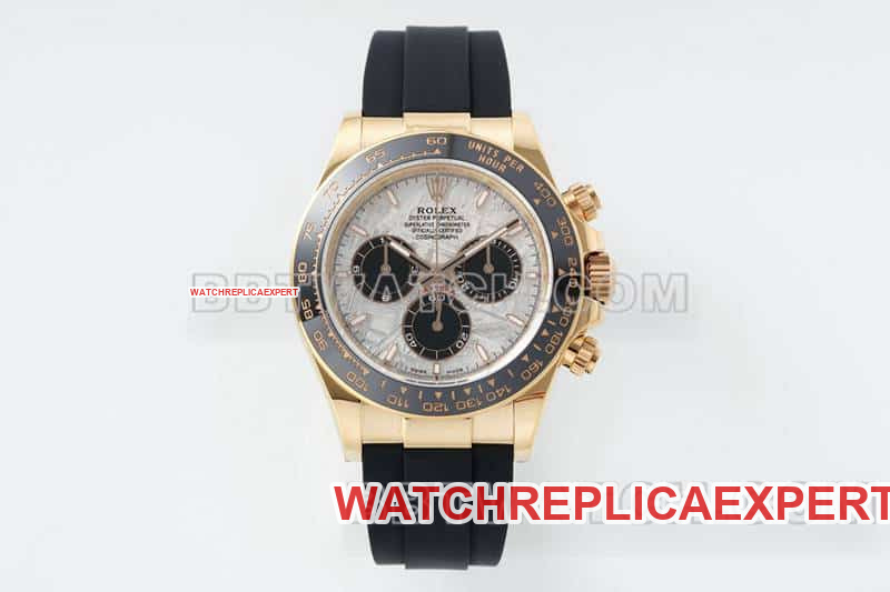Rolex APS Factory Daytona 116515 Meteorite Dial 1:1 Super Clone 18k Rose Gold Mechanical Watch