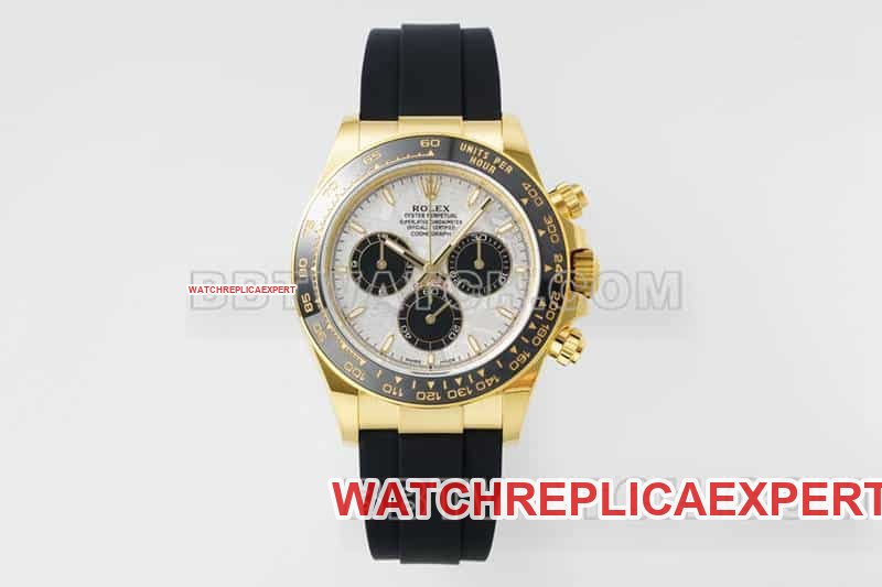 Rolex APS Factory Daytona 126518 Top-Quality 1:1 Replica Meteorite Dial Gold Mechanical Watch