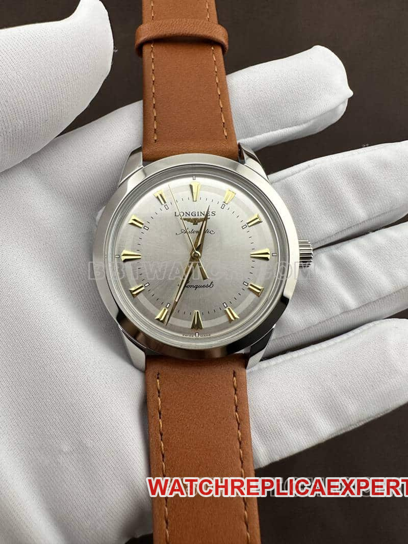 AF Factory Longines Conquest Super Clone Silver White Dial Mechanical Strap Model L1.650.4.72.2