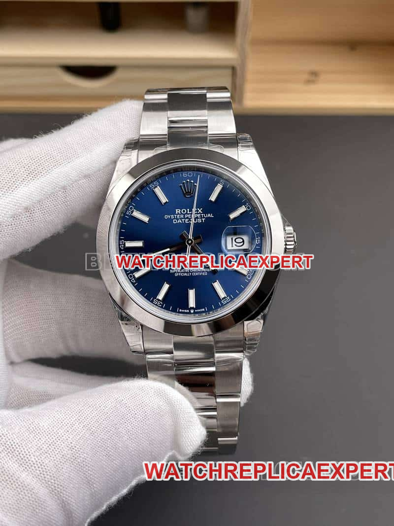Factory VS Datejust 1:1 Top-Quality Replica Blue Dial Rolex 41mm 126300 Mechanical Watch