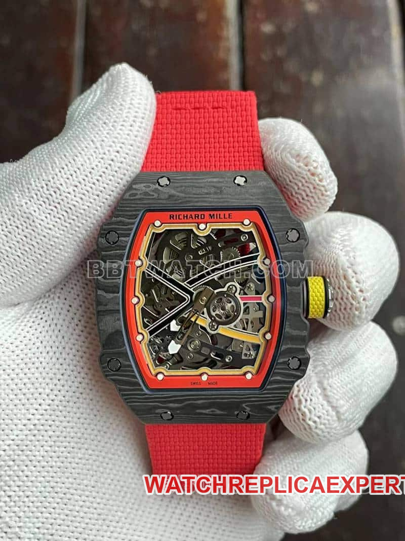 Richard Mille RM67-02 Men’s 1:1 Top-Tier Replica Skeleton Dial Hollow Mechanical Watch