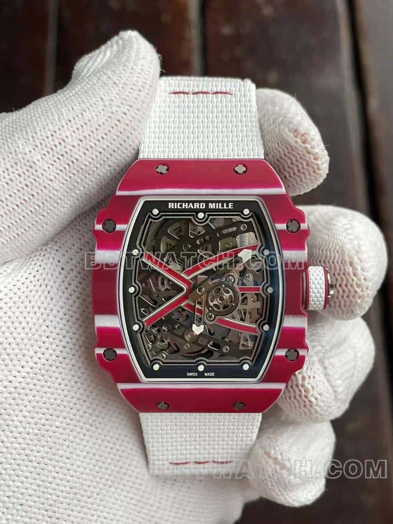 Richard Mille RM67-02 Men’s Top-Tier 1:1 Super Clone White Mechanical Skeleton Watch