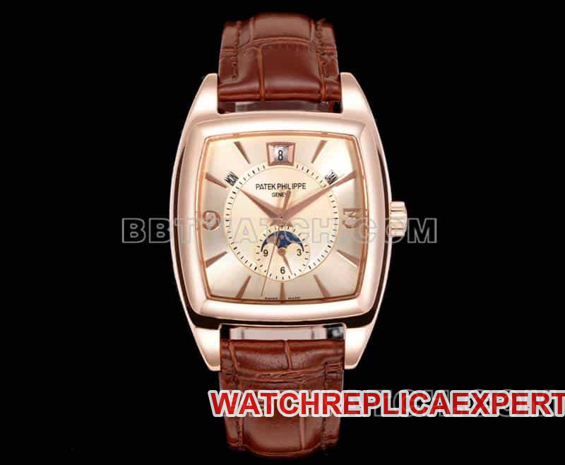 Patek Philippe Komplikationen Eins-zu-Eins Top CollectTW Factory 5135 Silber-Weißes Zifferblatt Roségold Mechanische Uhr
