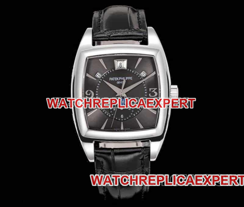 Patek Philippe Komplikationen TW Factory P0 Top Collectdunkelgraues Zifferblatt mechanisches Modell 5135