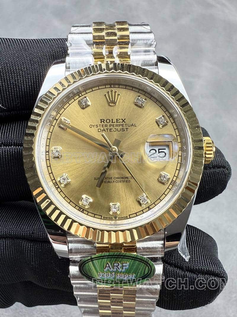 Rolex Datejust 126333 ARF Log 41mm Gold Dial Super Clone High-Imitation Watch
