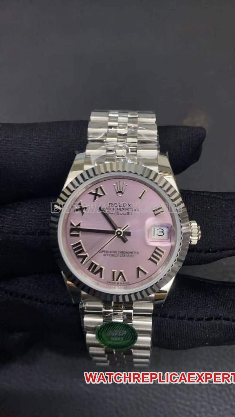 Rolex Datejust 31mm ARF M278274-0020 Super Clone Pink Dial Lady Watch