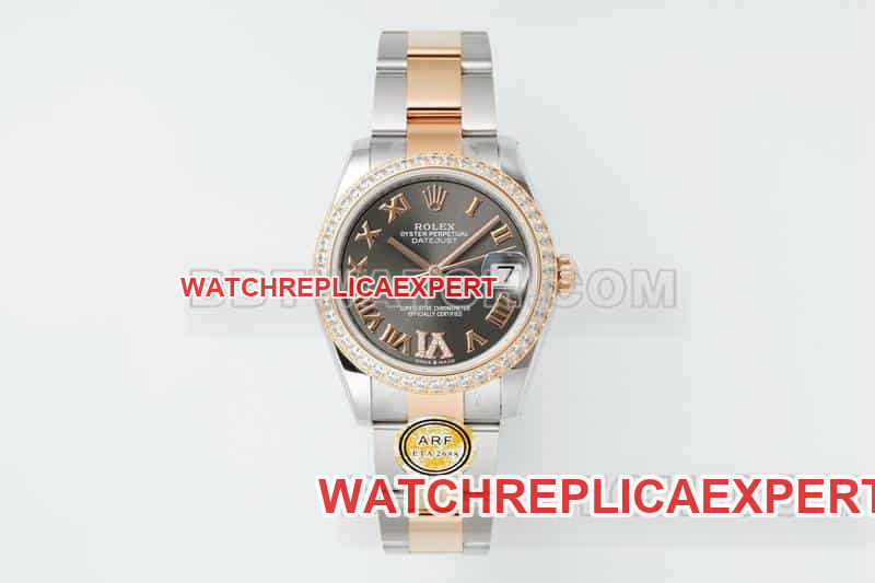 Rolex Log 31mm ARF Super Clone high-quality 1:1 Replica with Dark Gray Dial
