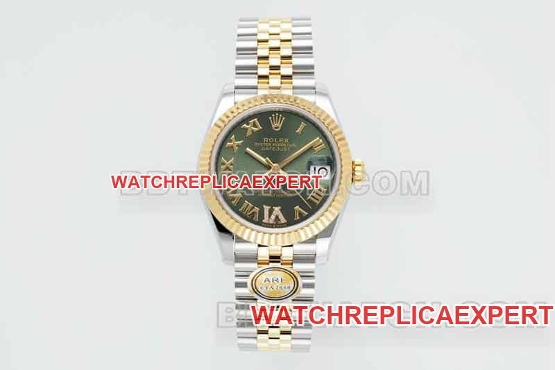 Rolex Datejust 1:1 Super A super clone Green Dial 31mm ARF Factory Mechanical Five-Link 278273