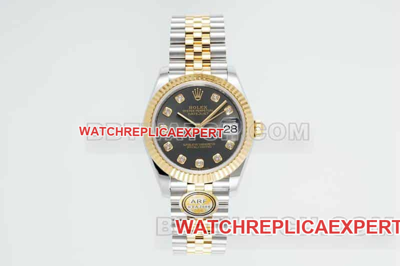 Rolex 31mm Datejust Super A Black Dial Mechanical Five-Link 278273 ARF