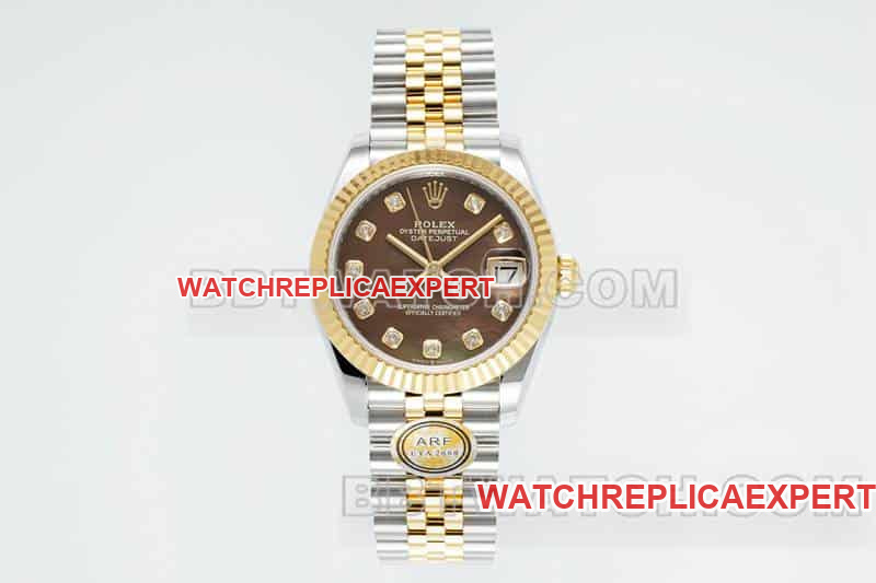 Rolex Datejust 31mm ARF Factory Top-Tier 1:1 Replica Black Mother-of-Pearl Dial Mechanical Five-Link 278273