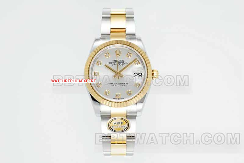 Rolex ARF 31mm Datejust Premium 1:1 super clone Silver Dial Mechanical Three-Link 278273 Factory