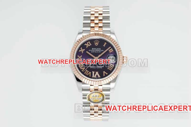 Factory ARF Rolex Datejust 1:1 Top-Quality Replica Purple Dial 31mm Mechanical Five-Link 278271