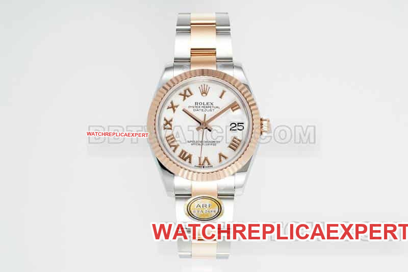 31mm ARF Rolex Datejust Super A super clone White Dial Mechanical Three-Link 278271