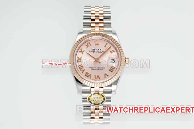 Rolex Datejust 1:1 top-quality replica rose gold dial 31mm mechanical five-link 278271, 31mm ARF factory ARF Rolex