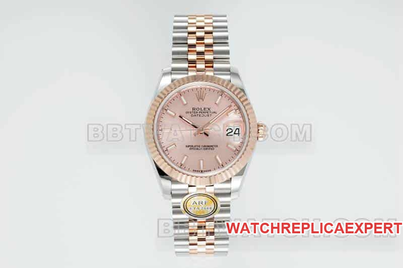 31mm ARF factory Rolex Datejust top-quality 1:1 replica rose gold dial 31mm mechanical five-link 278271