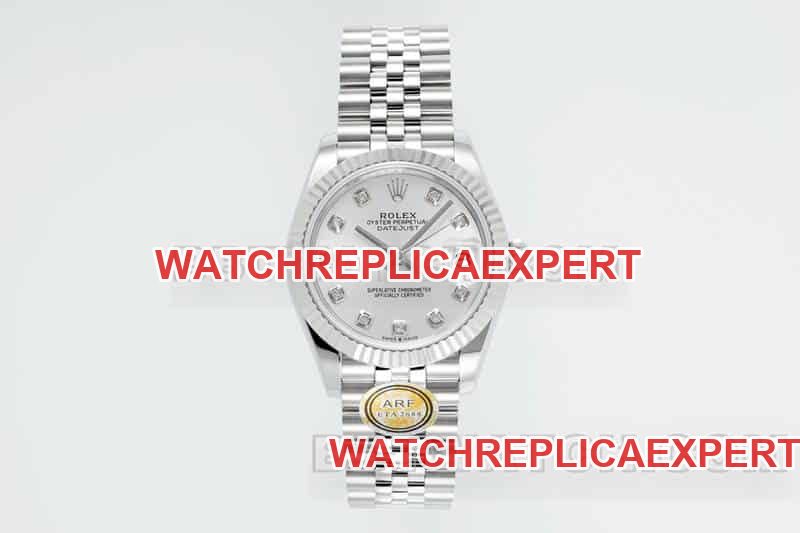 31mm ARF Rolex factory log top one to one high imitation silver plate P0 mechanical five compartment link 278274