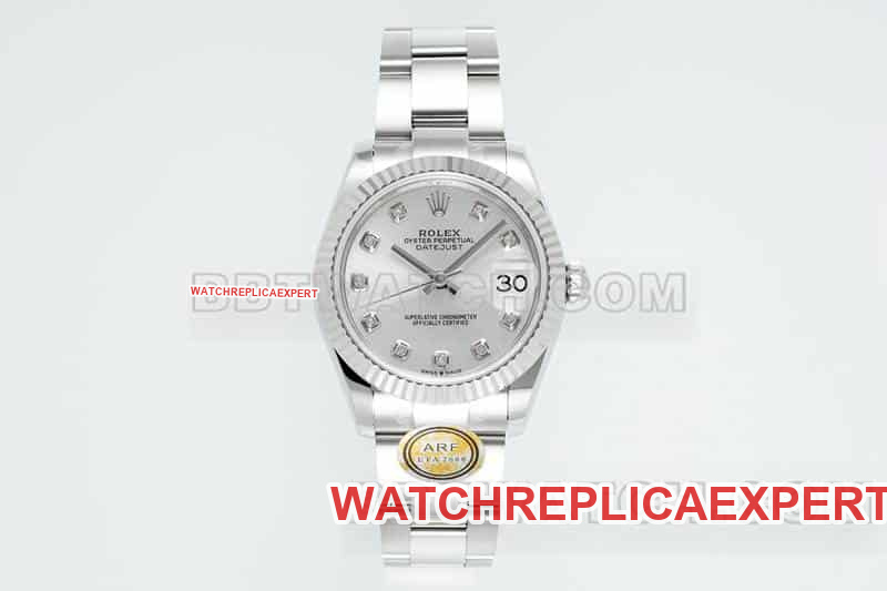 31mm ARF Rolex Datejust top-quality Collectsilver dial factory mechanical three-link 278274