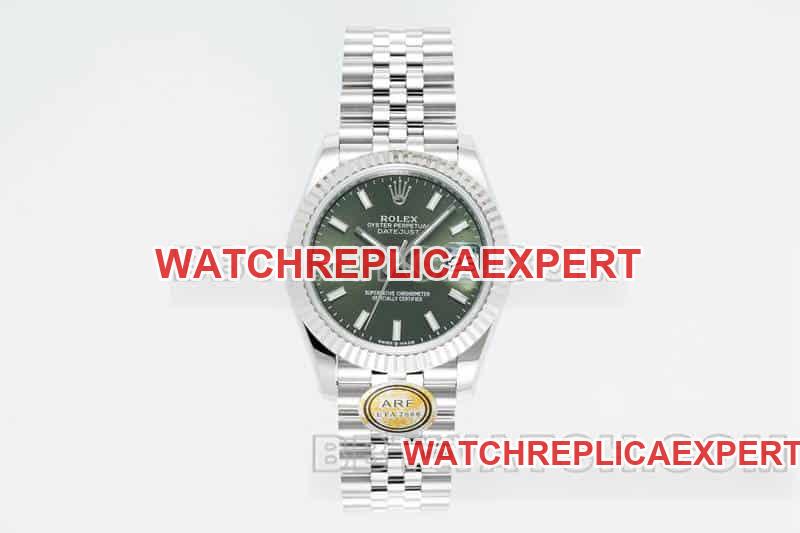 Factory Rolex Logbook 1:1 Top Replica Green Dial Stick Hour Markers 31mm Mechanical Five-Compartment Links 278274 ARF