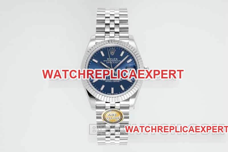 31mm Rolex ARF factory log top one to one high imitation blue dial mechanical five compartment link 278274