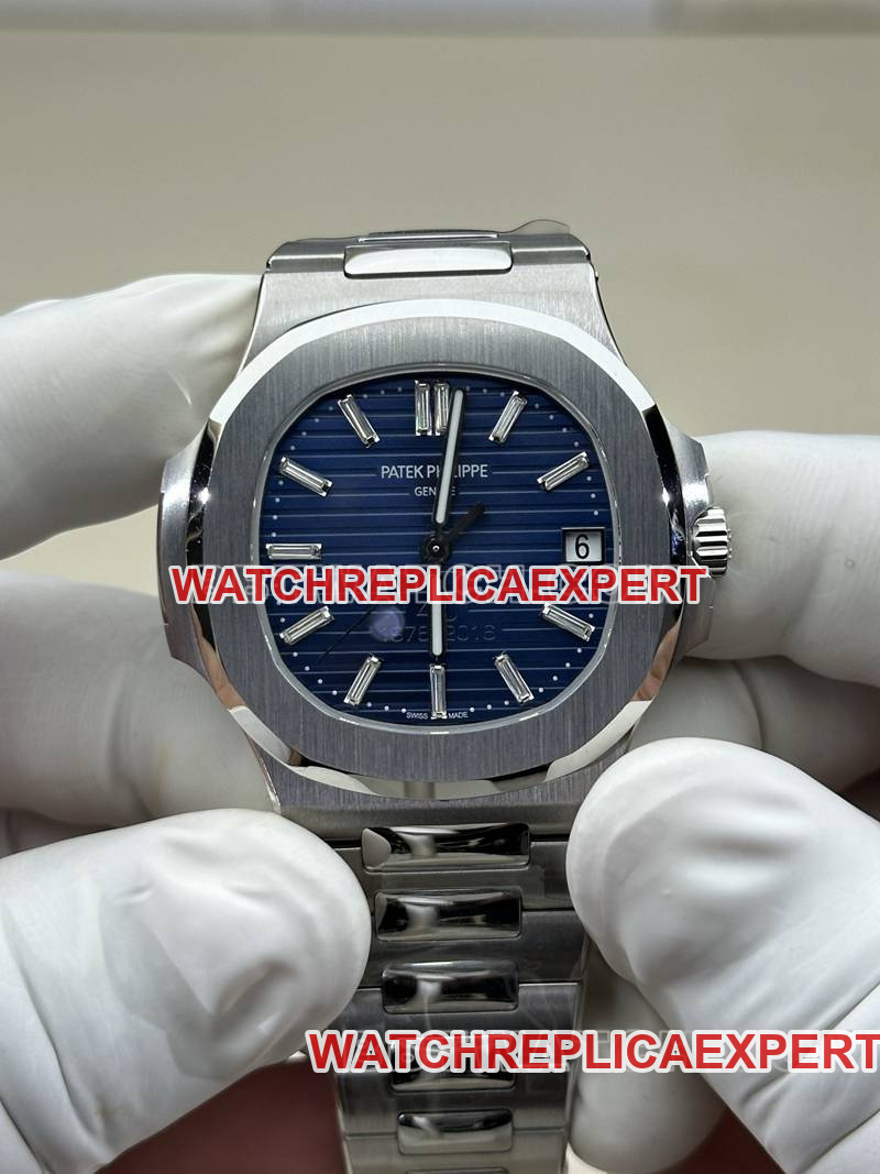 Patek Philippe 1:1 Replica Watch BBF Factory Nautilus 324 Mechanical Movement Blue Dial Steel Bracelet Model