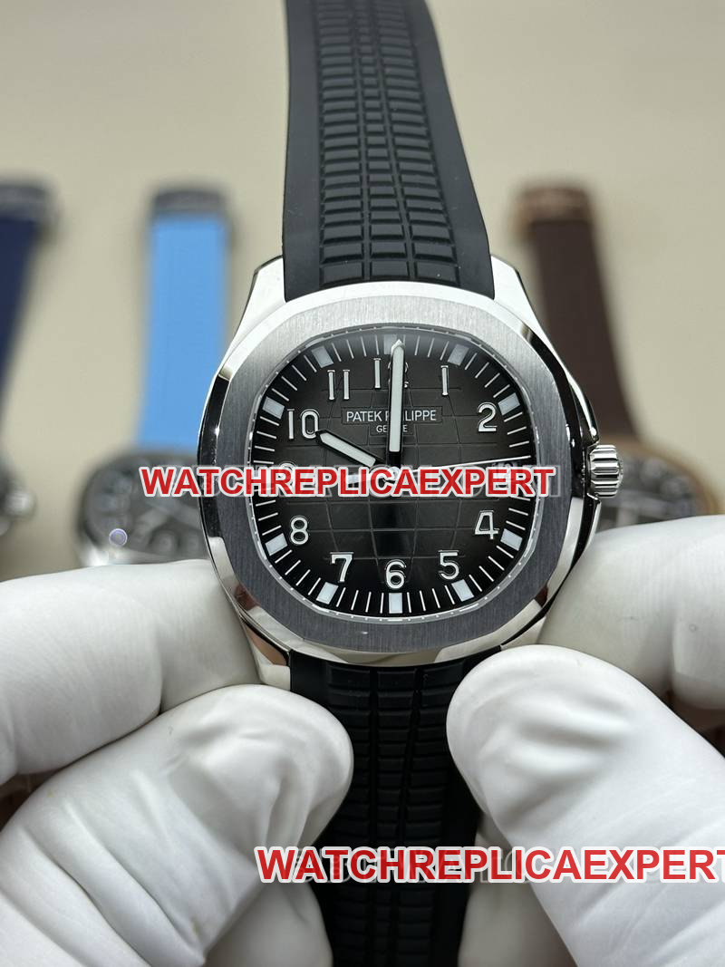 Super Clone Watch BBF Factory Grenade Black Plate Mechanical Black Rubber Model 5167A Patek Philippe